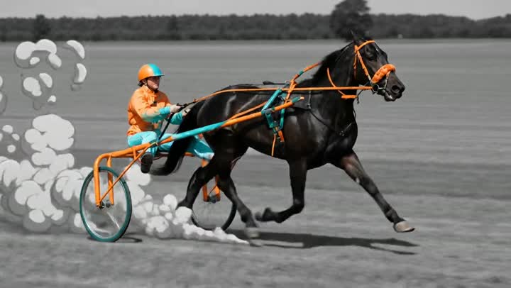 faster, an absolute machine running fast
